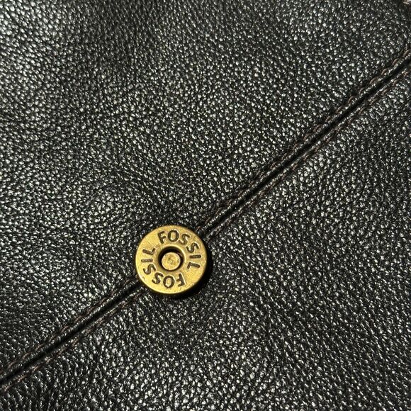 Fossil Leather Black Backpack Purse - Picture 6 of 10